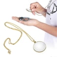 thumbnail image 4 of 5X Magnifier Monocle Lens Necklace Magnifying Glass Loupe (Gold), 4 of 5