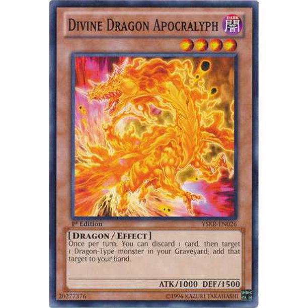 YuGiOh Starter Deck Kaiba Reloaded Common Divine Dragon Apocralyph