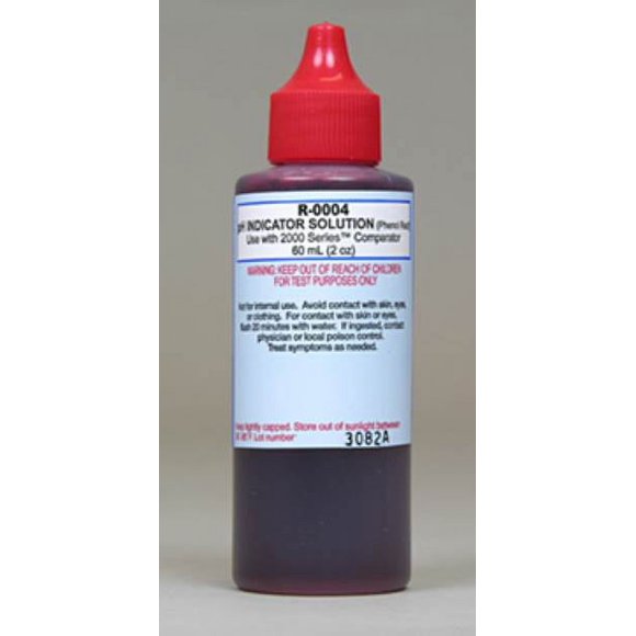 Taylor R-0004 Swimming Pool Test Kit Reagent #4 2 Oz pH Indicator Phenol Red