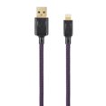 thumbnail image 1 of Fonemax Ultra Toughness Lightning a USB "fuerte" serie cable de carga rápida Purple 1.2M, 1 of 2