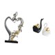 thumbnail image 5 of Figura De Cisne De Pareja Besándose, Adorno De Escritorio Coleccionable Para Dormitorio, Boda, Estantería, Armario, Decoración Del Hogar, Arte De Mesa, Artesanías, Decoración, Estatuas De, 5 of 8