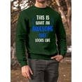 thumbnail image 2 of Awesome Chef Looks Like Sweatshirt Men -Smartprints Designs, Male x-Large, 2 of 4