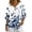 170#Dark Blue, variant on 3/4 Length Sleeve Womens Tops Dressy Casual V Neck Summer Outfits Early Fall Fashion Spring Clothes