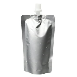 Aspire 50 PCS 16 OZ Reclosable Zipper Clear Drink Pouches Bags, Disposable  Smoothie Juice Pouches, FDA Compliant 