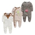 thumbnail image 1 of Honeyzone-Pijama de 5 piezas para bebé, Niña y niño, Ropa suave de algodón transpirable, pijama Pjiamas para recién nacido, 1 of 4