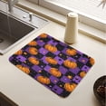 thumbnail image 5 of Dish Drying Mat Absorbent Dish Drainer Kitchen Counter 23.6x19.7inch Dish Drying Pad for Countertops Sinks Draining Racks Pumpkins and Stars, 5 of 9