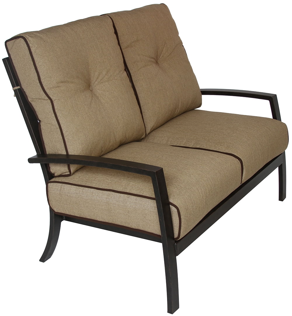 Quincy Cast Aluminum Outdoor Patio Loveseat