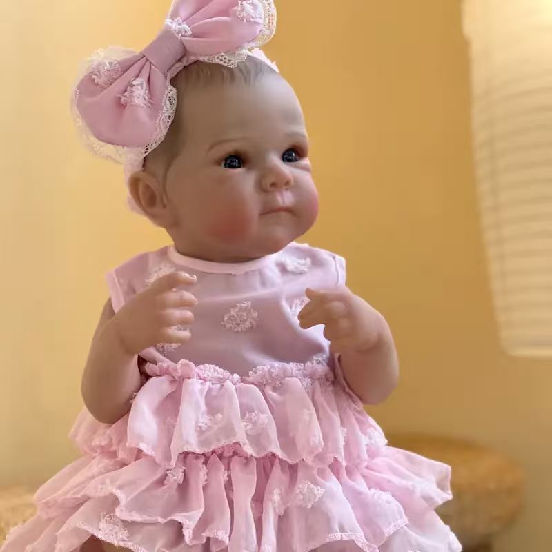 Dayoff kids 18 Inch Reborn Baby Doll,Realistic Newborn Baby Dolls with Clothes(No Accessories)