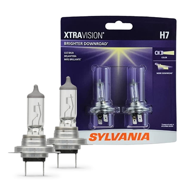 Bombilla halógena para faros delanteros SYLVANIA H7 XtraVision (2 bombillas)