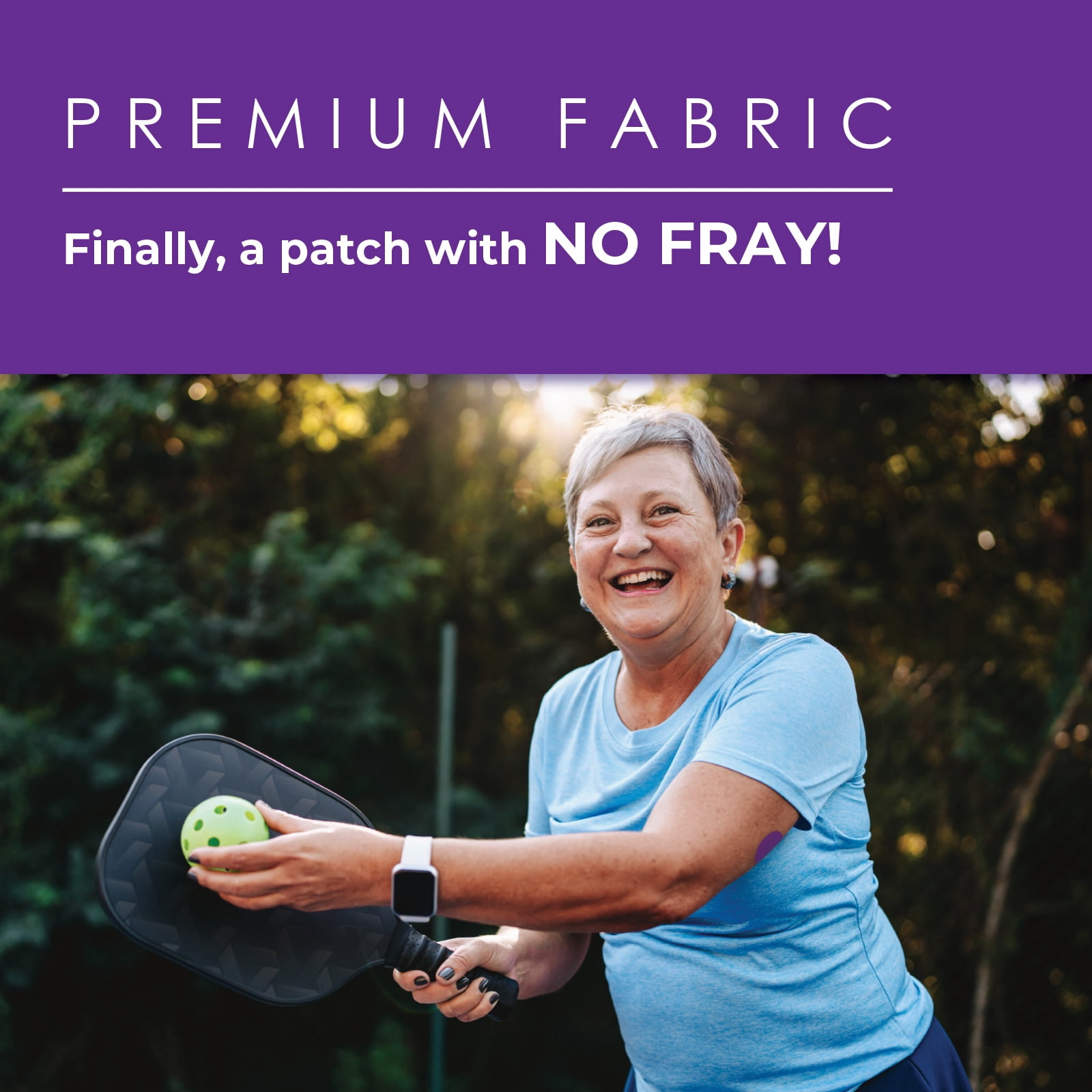 CoverGuard CGM Overpatch | Freestyle Libre 3 | Purple Full Coverage Design| 25-Count | Waterproof Adhesive | Anti-Fray | Easy Application & Removal | Sensor Protection