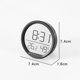 thumbnail image 4 of Reloj despertador moderno de pared shaofei con alarma temperatura y humedad color negro, 4 of 5