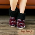 thumbnail image 3 of cosyone1997 Fuzzy House Slippers for Women Indoor, Warm Fluffy Slip-on Shoes Non Slip, Winter Warm Bedroom Moccasin Loafers, Cozy Gifts Unique, 3 of 7