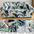 thumbnail image 4 of Dowbom Sofa Cover Printed,Super Stretch Sofa Slipcover for 1 2 3 4 Seater Furniture Protector Universal Non-slip Washable Elastic Couch Cover with 2 Pillowcase-S(90-140cm)-H, 4 of 8