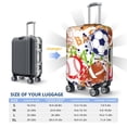 thumbnail image 6 of Gaeub Balls Elastic Luggage Cover with Concealed Zipper Dust-Proof Luggage Cover Protector - 18-32 inch - X-Large, 6 of 9