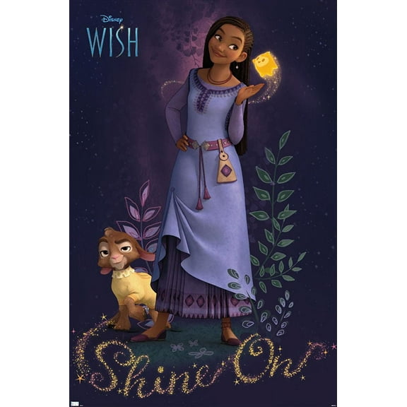 Disney Wish - Asha Wall Poster, 22.375" x 34"