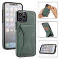thumbnail image 1 of Funda para iPhone 14 Pro con tarjetero de piel sintética, 1 of 5
