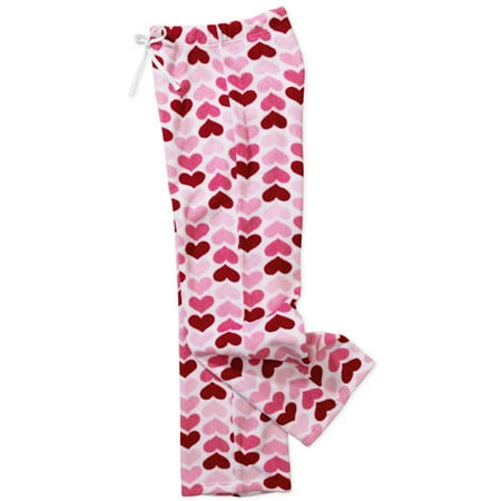 Juniors Heart Fleece Pants