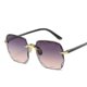 thumbnail image 2 of Square Rimless Sunglasses Women Luxury Brand Designer Summer Red Glasses Fashion Sunglasses For Men UV400 Shades, 2 of 3