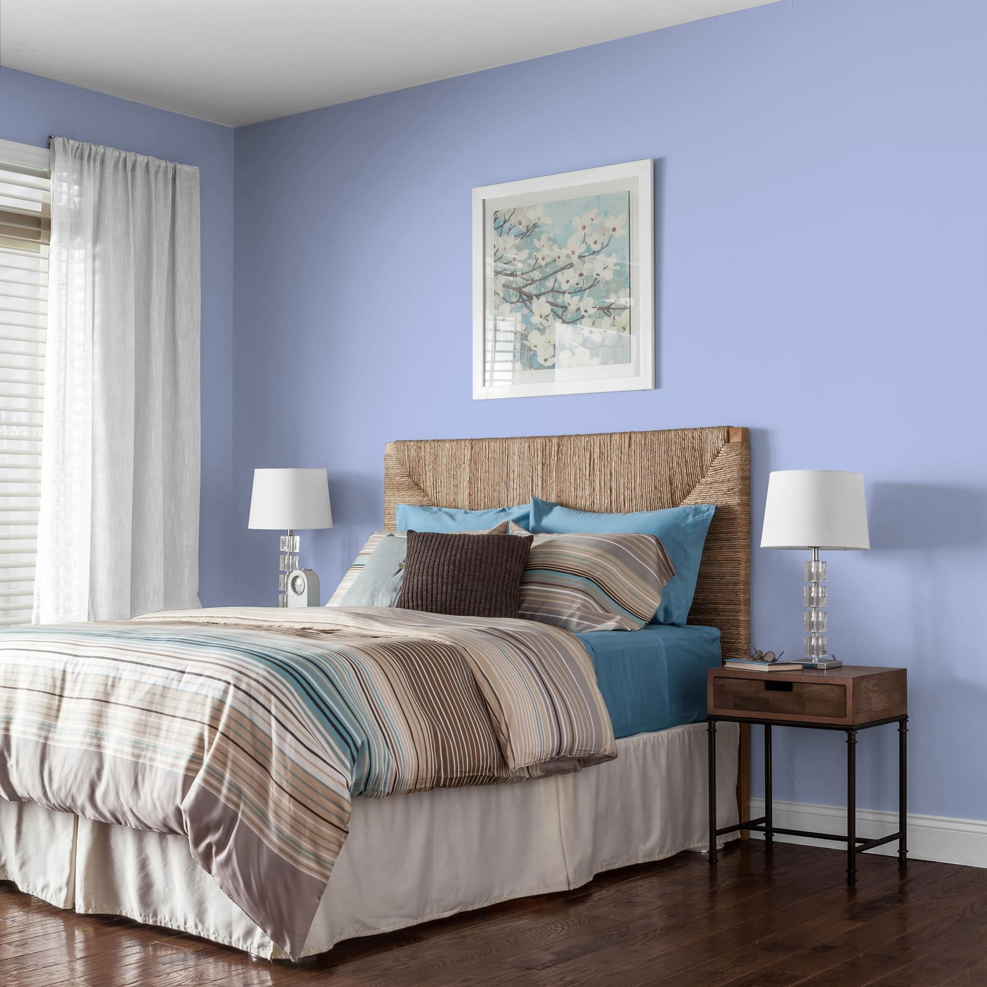 Glidden High Endurance Interior Paint And Primer Roslyn S Periwinkle Blue 49bb 51 186