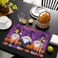 thumbnail image 7 of Happy Halloween Evil Pumpkin Gnomes Short Table Mats Set of 4 Autumn Halloween Place Mats Washable Anti-Skid Outdoor Indoor Table Mats for Wedding Restaurant & Camping, 7 of 7