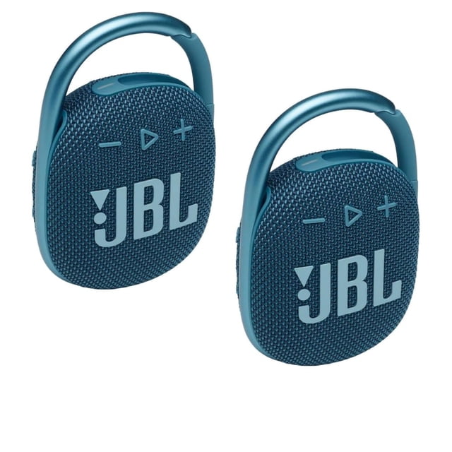 Par de Bocinas Bluetooth JBL Clip 4 Impermeables Azul