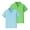 Light Blue+Light Green, variant on 2 Pack Polo Shirts for Boys Classic 3-Button Placket Collared School Uniform Short Sleeve Golf Polo Shirt Soft Breathable Activewear Tops Wine 130