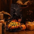 thumbnail image 7 of Gothic Spooky Witch Night Light with Holding Lantern Gothic Decorative Desktop Light Halloween Standing Night Light for Indoor Party & Spooky Outdoor Halloween Decor, 7 of 7