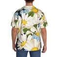 thumbnail image 5 of Wukai Bees Collecting Nectar Men's Casual Short-Sleeve Button Down Shirt - Lightweight Summer Dress Shirt for Daily Wear-Small, 5 of 7