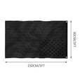 thumbnail image 2 of Bandera De Estados Unidos Totalmente Negra: Bandera De Estados Unidos Opaca De 3 × 5 Pies Con Estrellas Bordadas Bandera De Estados Unidos Negra Con Ojales De Latón Para Interior Y Exterior Guardurnaity OD016718-02, 2 of 6