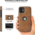 thumbnail image 2 of For Apple iPhone 11 (6.1'') Case Luxury Leather Business Vintage Elegant Slim Non-Slip Soft Grip Shockproof Protective Cover, 2 of 6