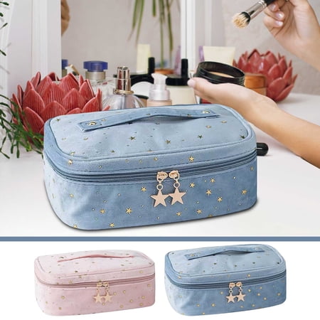 Cosmetic Bag Large Capacity Portable Wash Pouch Classical European Style Travel Storage Case Lightweight Toiletry Organizer for Personal Care Elegant Beauty Supply Holder by UKHCCC Cosmetic Bag Large Capacity Portable Wash Pouch Classical European Style Travel Storage Case Lightweight Toiletry Organizer for Personal Care Elegant Beauty Supply Holder by UKHCCC
