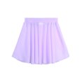 thumbnail image 2 of DPOIS Kids Girls Ballet Dance Chiffon Wrap Skirt Athletic Dance Skort Purple 7-8, 2 of 5