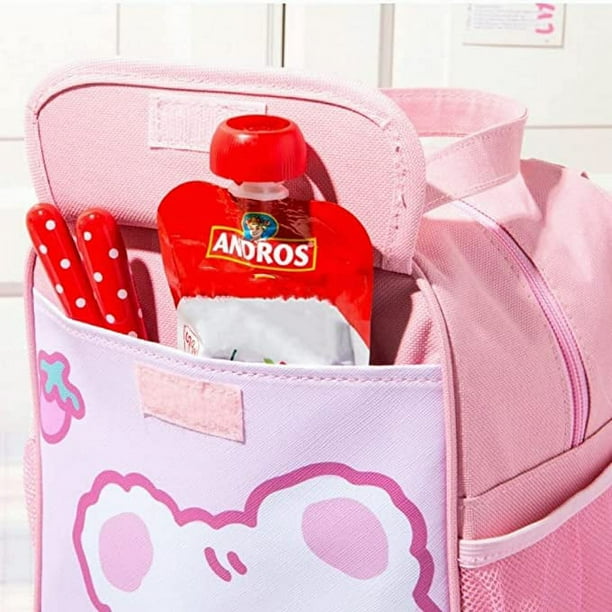 Cute Lunch Bag for Women Girls Japanese Anime Insulated Cooler Kawaii Lunch Box for Kids Teens Preschool High College School Student Brown bear Walmart