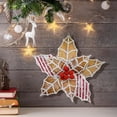 thumbnail image 3 of Gingerbread Poinsettia Christmas Decorations,Gingerbread Flowers Tree Picks Ginger Bread Christmas Tree Ornaments,gingerbread christmas decorations,for Xmas New Year Wreath Garland Home Vase Decor, 3 of 7