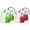 Green/Pink, variant on (4-Pack) TSA Luggage Lock + Matching TAG | BRIGHT COLORS Help Easily Identify Your Luggage