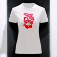 thumbnail image 3 of Playera Blusa De Cerezas Cherry Vibes Vintage Color Blanco Talla Chica Marca Emil SaEs, 3 of 4
