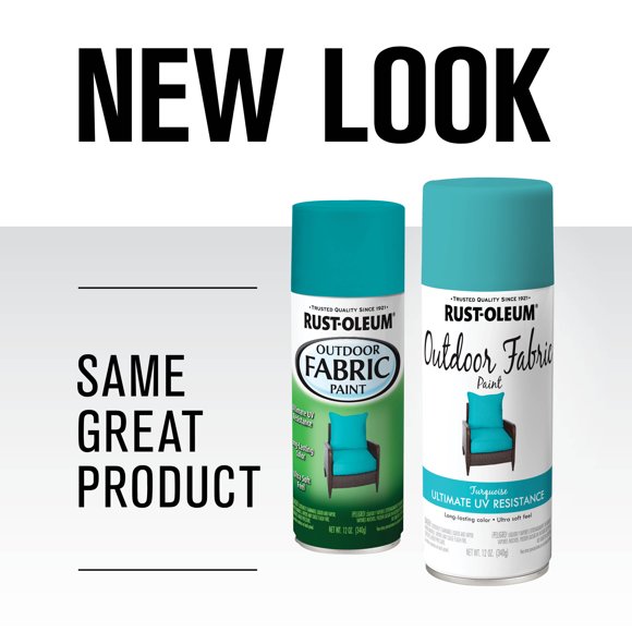 Turquoise, Rust-Oleum Specialty Fabric Spray Paint-358842, 12 oz