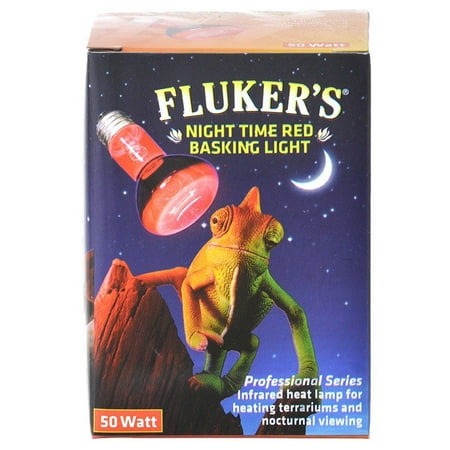 Flukers Professional Series Nighttime Red Basking Light 50 Watt Pack of 4