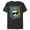 Dark Heather, variant on Donald Duck Birthday Vibes 80s - Short Sleeve Blended T-Shirt for Adults - Customized-Yellow