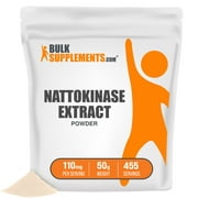 BulkSupplements.com Nattokinase Powder, 110mg - Circulation and Vein Support (50 Grams)