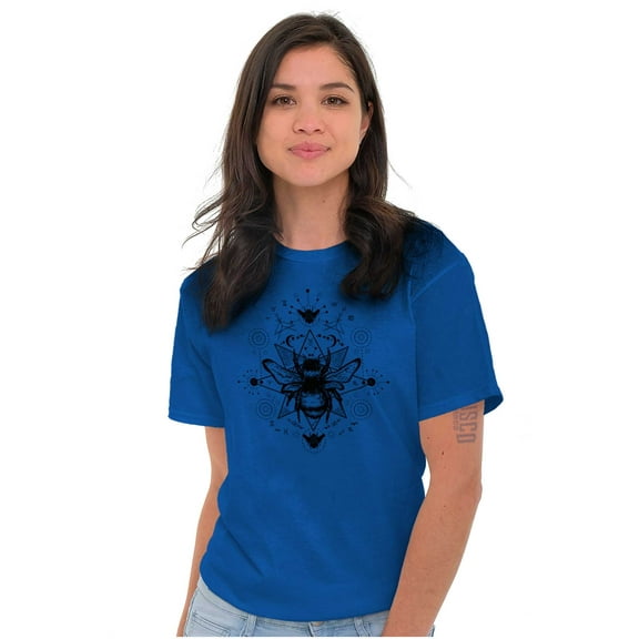 Spirit Animal Honeybee Symbolic Women's Plus Size Graphic Tee Brisco Brands 2X