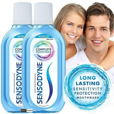 Sensodyne Mouthwash Complete Protection , All in One Mouth Wash for Sensitivity Protection, Dentist recommended Strong teeth and lasting freshness, Pack of 100ml(Pack of 2)