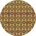 thumbnail image 1 of Ahgly Company Tapis de Zone Carré Jaune Transitionnel Lavable en Machine, 3 Pieds Carré, 1 of 7