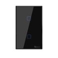thumbnail image 1 of SONOFF T3US1C-TX 1/2/3 Gang RF Control remoto Wifi Interruptor de borde Reemplazo para Google Home US Standard Kearding DZ7389-02B, 1 of 2