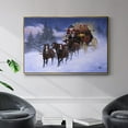 thumbnail image 2 of Nick's Express - Framed Gallery Wrapped Holiday Canvas - 17 x 25 - Gold Frame, 2 of 9