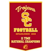 Angle View: USC Trojans Official NCAA 24 inch x 36 inch wall banner by Winning Streak