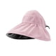thumbnail image 4 of Sombrero de ala ancha Salvador para mujer sombrero de viaje flexible para playa Rosa, 4 of 10