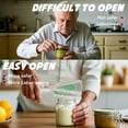 thumbnail image 3 of Jar Opener for Weak Hands Seniors with Arthritis Easy Twist Off Bottle Caps Stainless Steel Lid Gripper Kitchen Gadget for Elderly Women Men, 3 of 6