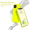 thumbnail image 5 of iPhone 11 Case,Ultra Slim Fit iPhone Case Liquid Silicone Gel Cover with Full Body Protection Anti-Scratch Shockproof Case Compatible with iPhone 11 (Fluorescent Yellow), 5 of 5