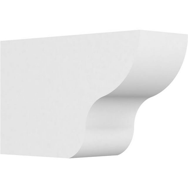 Ekena Millwork RFTP06X10X16GRN 10 x 6 x 16 Po Queue de Chevron en PVC de Qualité Architecturale Standard Greensboro